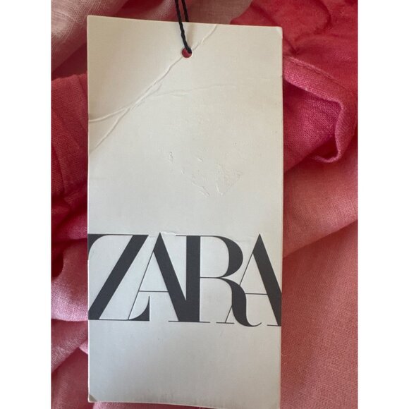 2/$30 ZARA Medium Womens Ombré Linen Blend Pants - Picture 12 of 13